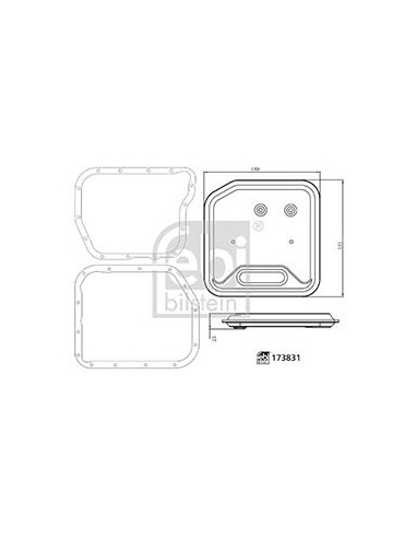 Kit filtro idraulico, cambio automatico