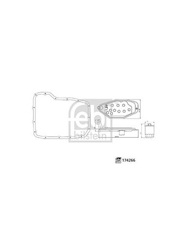 Kit filtro idraulico, cambio automatico
